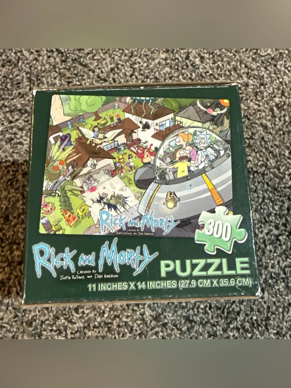 Rick And Morty 300 Piece Puzzle 11”x14” Lootcrate Exclusive Sealed Bag
